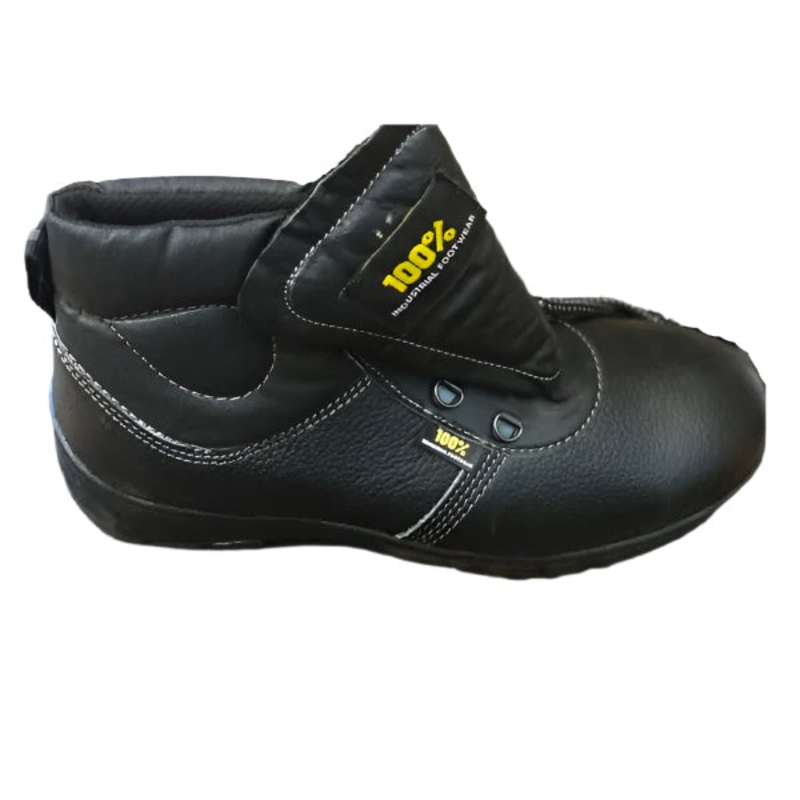 ZAMLEATHER SAFETY BOOT MINE ISSUE BLACK 100% 3422 SIZE 8