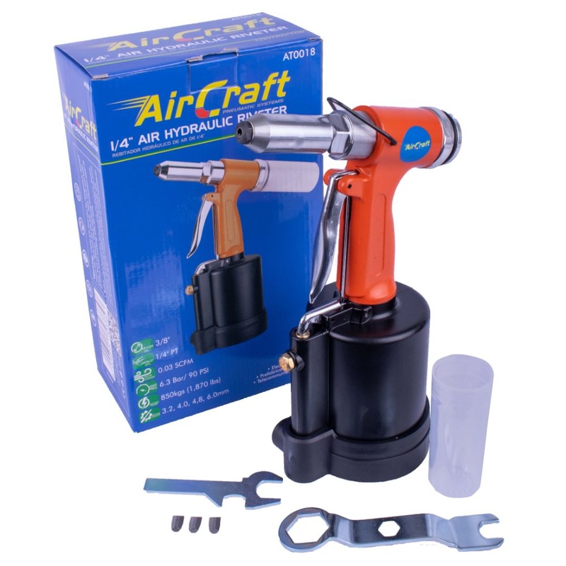 AIRCRAFT AIR HYDRAULIC RIVETER 1/4 AT0018