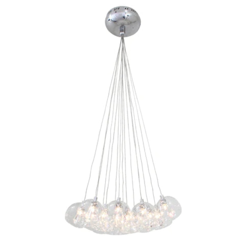 EUROLUX PENDANT CRYSTAL 15 LIGHT P253 470MM