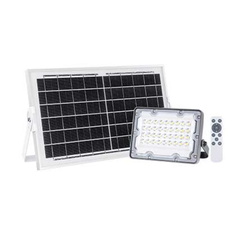 ACDC LED FLOODLIGHT 6W SOLAR 20W PV PAN 3,2V/5AH BATTERY&REMOTE TK-03-20W