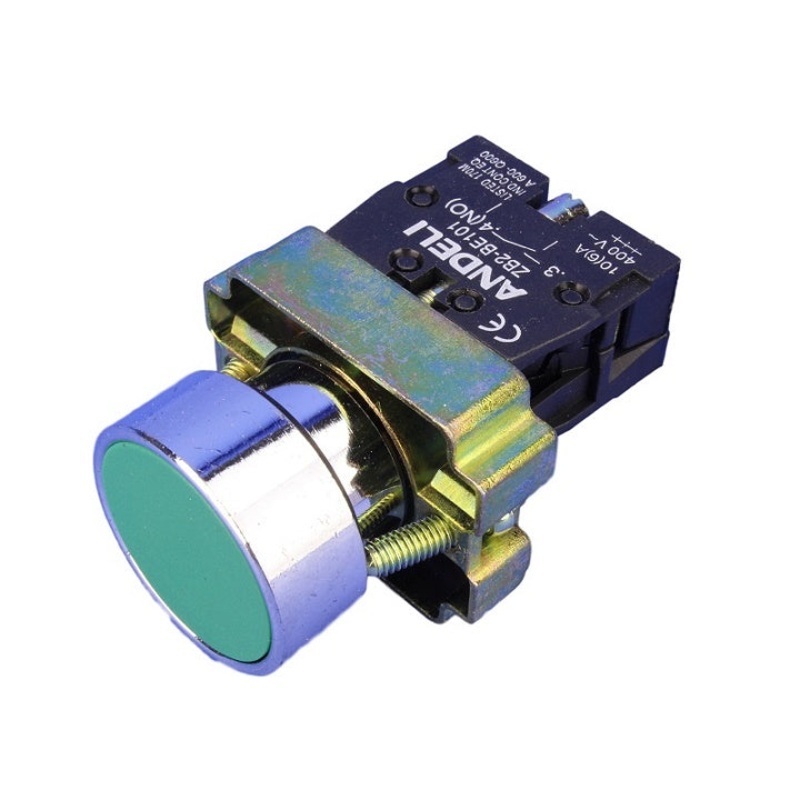 ANDELI PUSH BUTTON DB2 GREEN