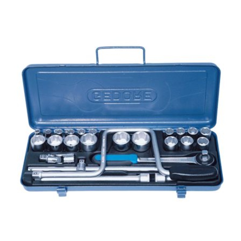 GEDORE SOCKET SET GED BHX 1/2 D19TMZ 8-32 27PCS GED614831