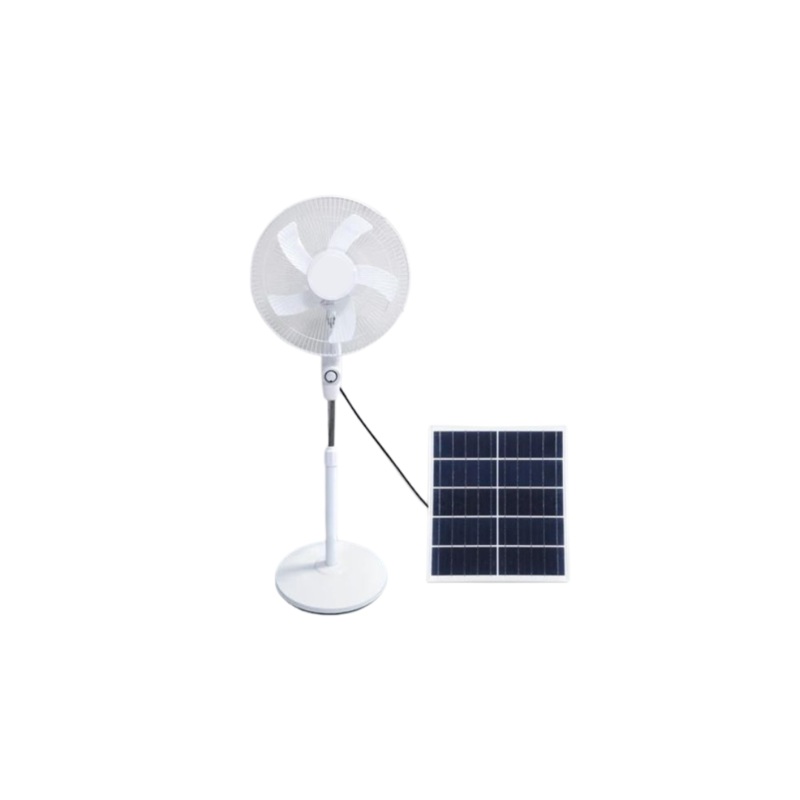 ISTAR STAND FAN SOLAR RECHARGEABLE (WITH PANEL) 15W 100-240V 16 IS1602 1602