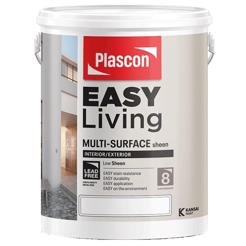 PLASCON EASY LIVING SHEEN WHITE 20L ELS000001-0020