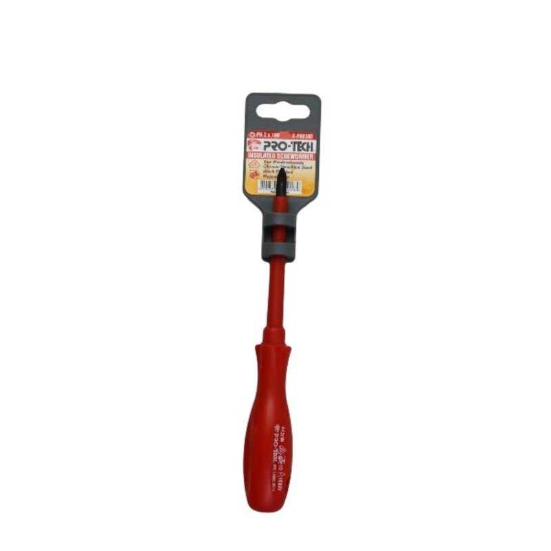 PROTECH SCREWDRIVER ELECTRICIAN PH2X100MM E-PH2100