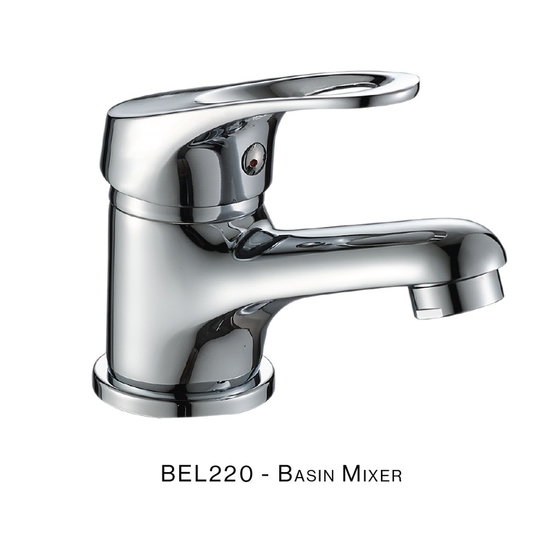 H&C BASIN MIXER LIGHT BELLA BEL220L