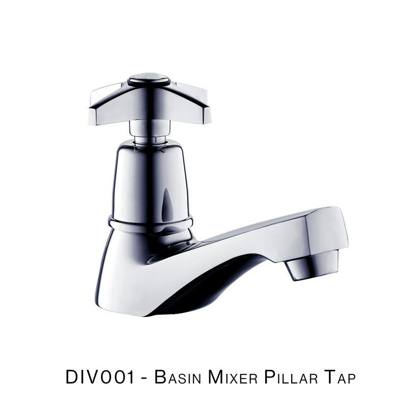 H&C PILLAR TAP DIVO 15MM DIV001