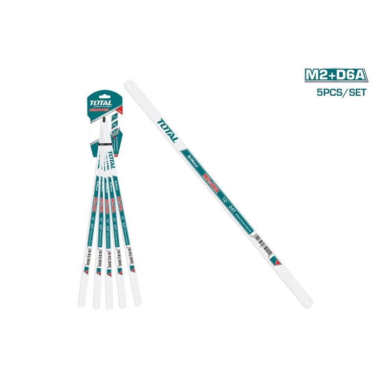 TOTAL HACKSAW BLADE BI-METAL SET 12 24T THTKT58245