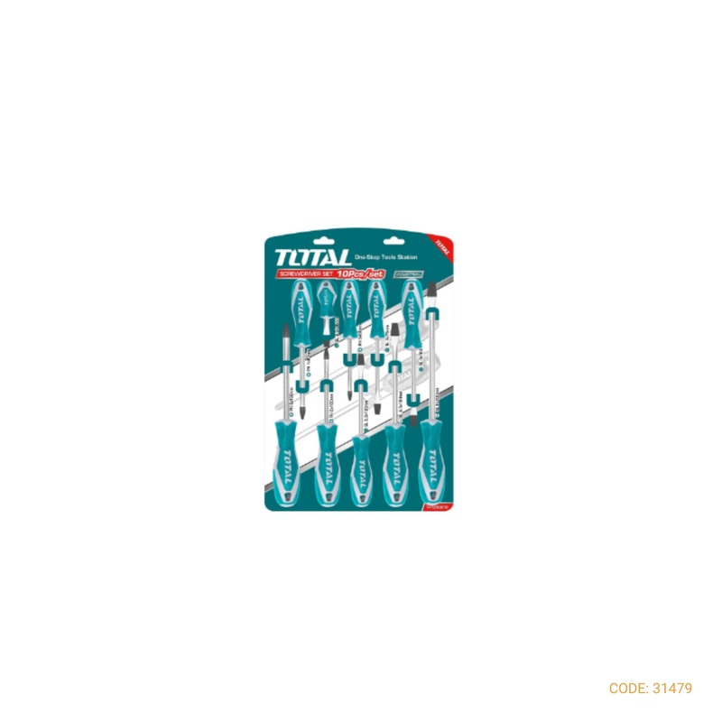 TOTAL SCREWDRIVER SET 100 PCS THT2506100
