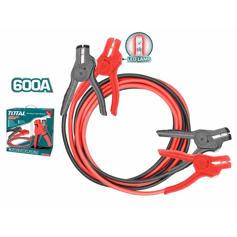 TOTAL BOOSTER CABLE WITH LAMP 600A PBCA16008L