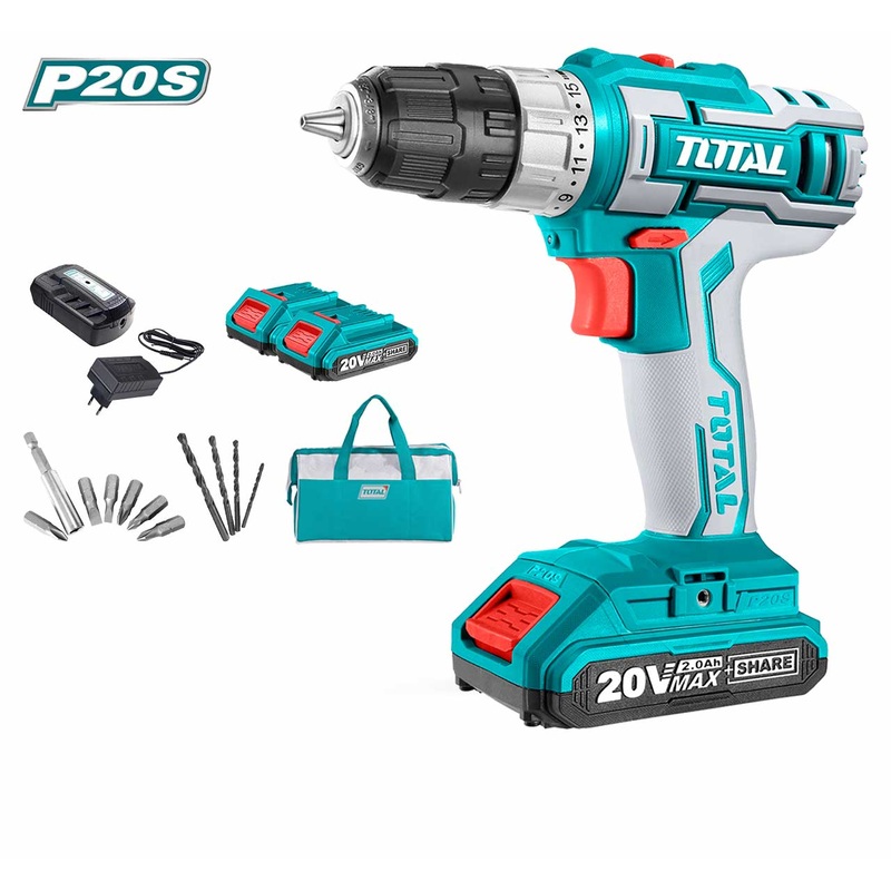 TOTAL CORDLESS DRILL LITHIUM-ION TDLI2002