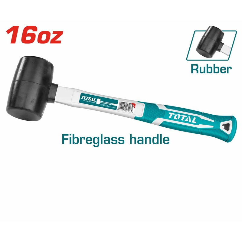 TOTAL HAMMER RUBBER 16OZ/450G RUBBER THT761616
