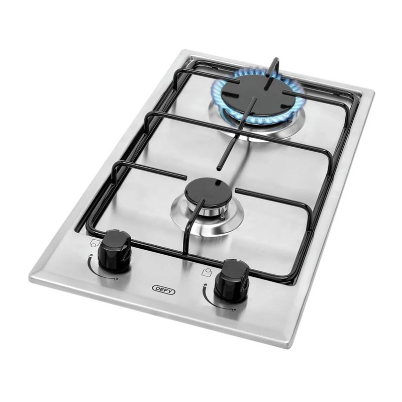 DEFY GAS BURNER HOB 2 PLATE CP SS DHG134