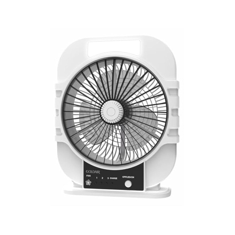 GOLDAIR RECHARGEABLE BOX FAN 8 6W 5V GBF-809