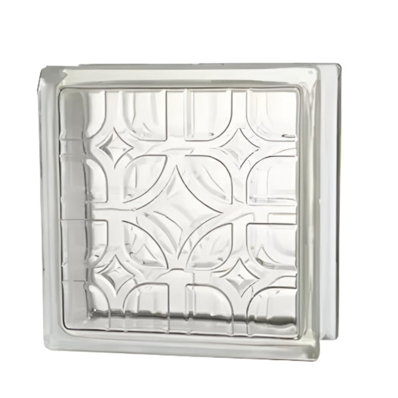JINCHUA GLASS BLOCK WELL SHAPE CLEAR 190X190X80MM