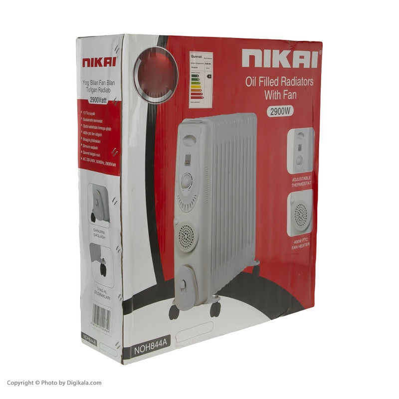 NIKAI HEATER 13FINS WITH FAN 2900W NOH844A