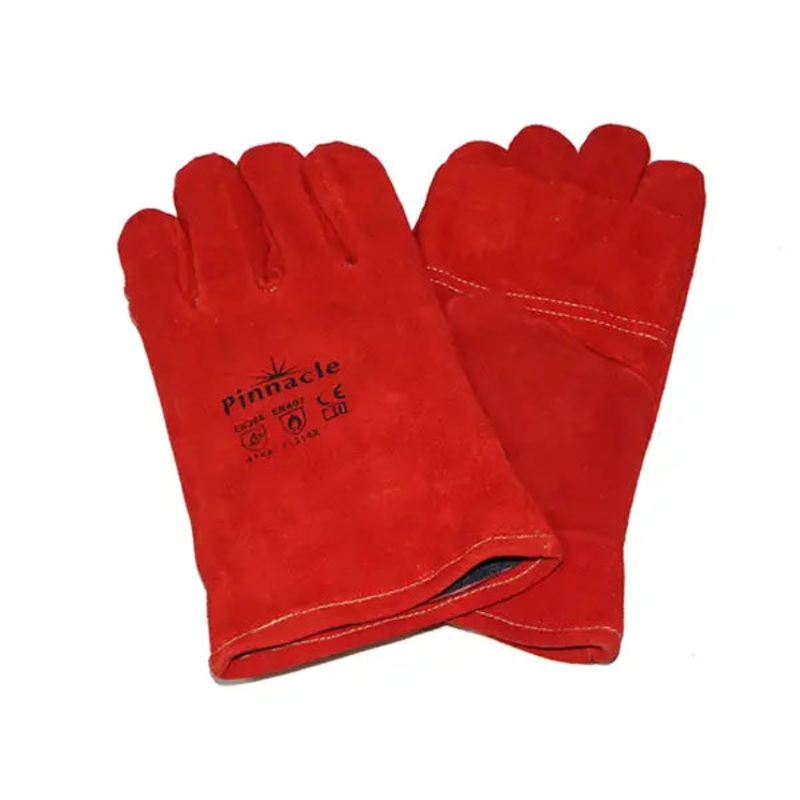 PINNACLE GLOVES HEAT RESISTANT RED 200MM TEC0077