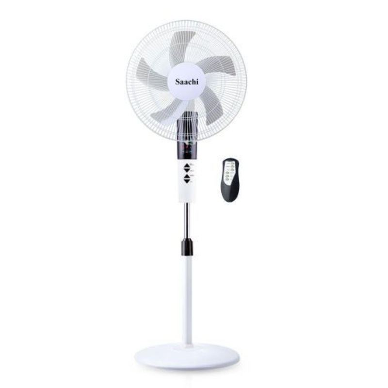 SAACHI STAND FAN WITH REMOTE WHITE 16 60W AC220-240V FL-1744R