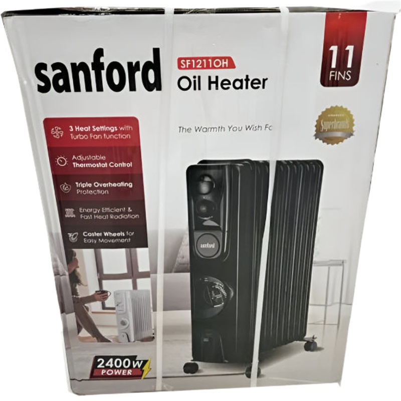 SANFORD OIL HEATER 11FINS 2400W SF1211OH