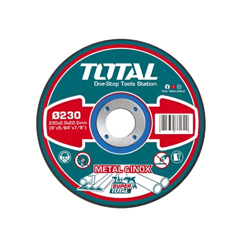 TOTAL CUTTING DISC METAL ABRASIVE 230*1.6*22.2MM TAC2202301