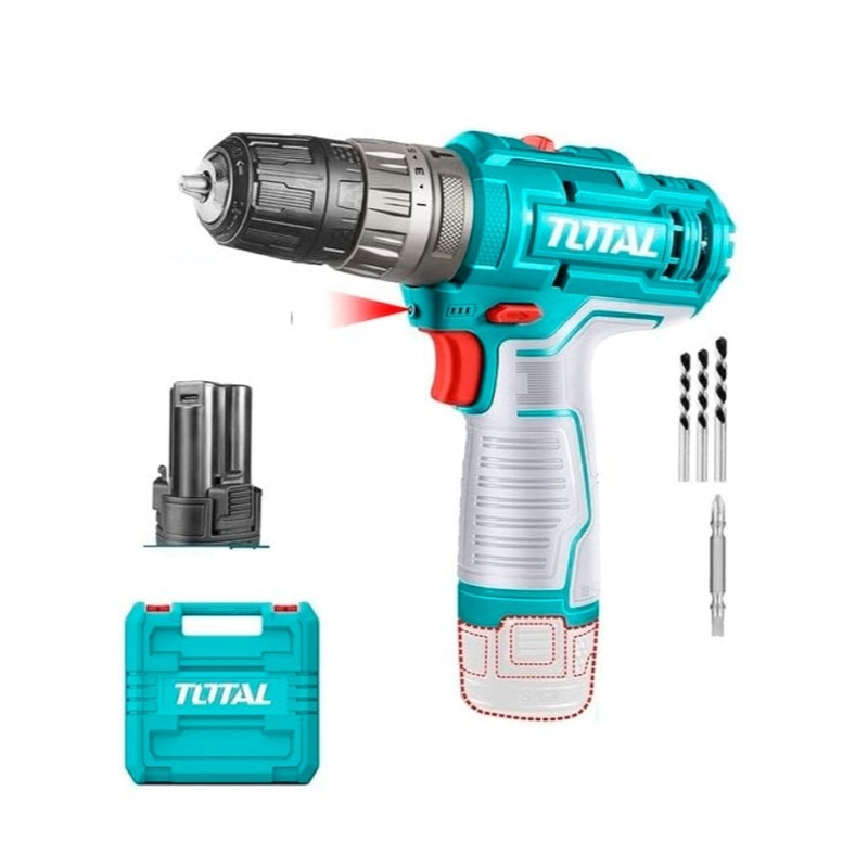 TOTAL IMPACT DRILL CORDLESS 12V TIDLI12202