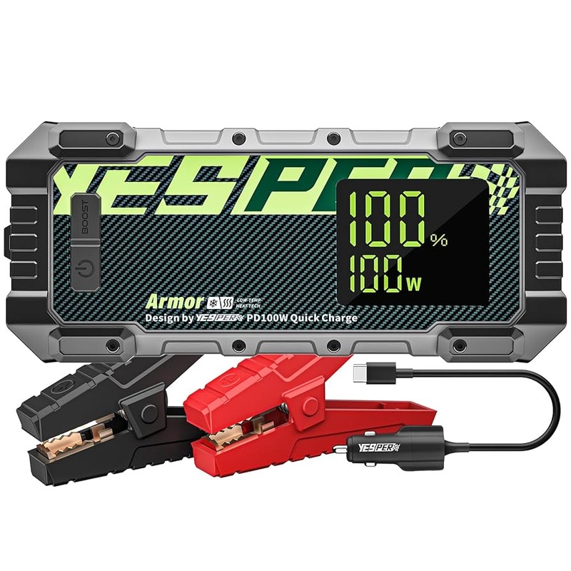 YESPER JUMP STARTER 12V 20000MAH 3000A 238X105X53MM ARMOR