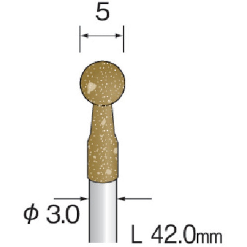 Abrasive Rubber Point for Grinding  DB2104  Minimo