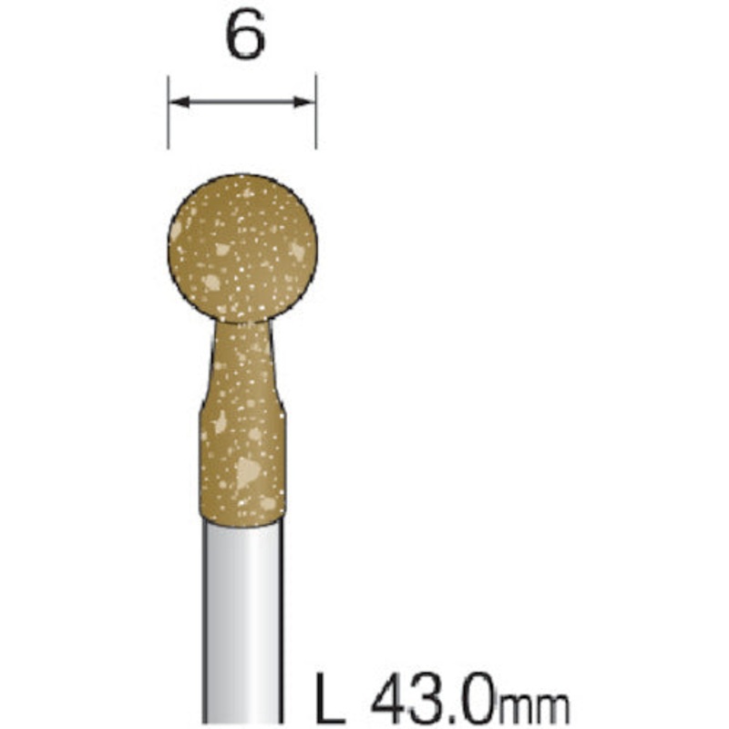 Abrasive Rubber Point for Grinding  DB2111  Minimo