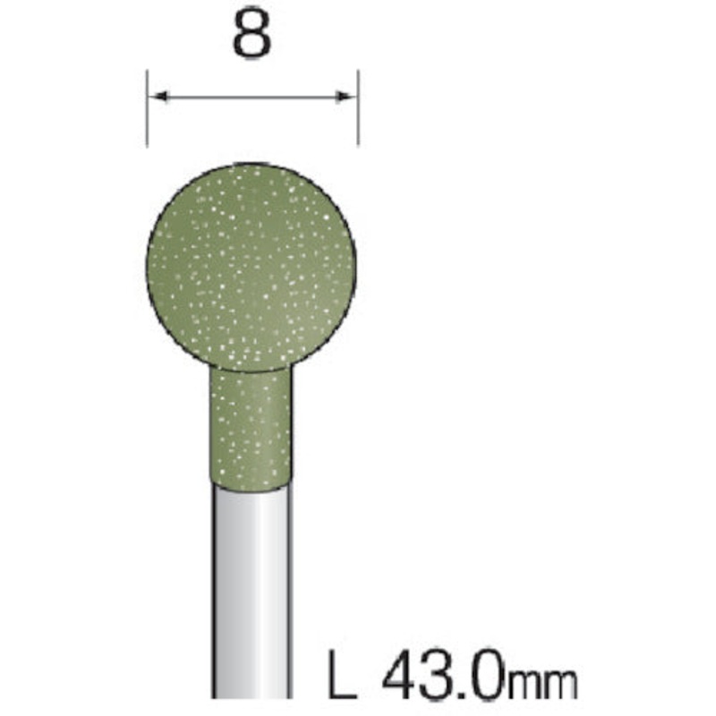 Abrasive Rubber Point for Polishing  DB3124  Minimo