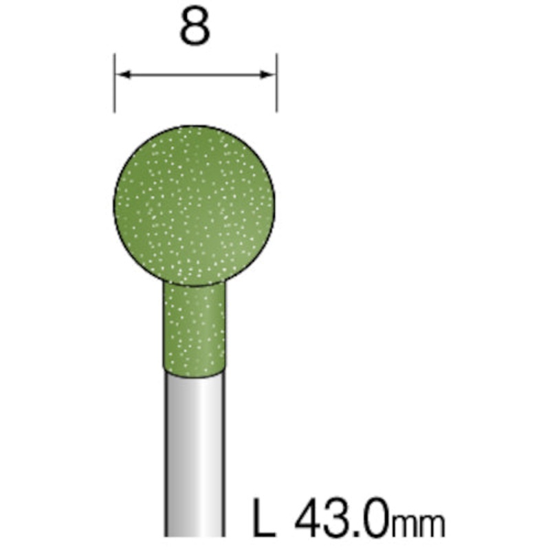 Abrasive Rubber Point for Polishing  DB3126  Minimo