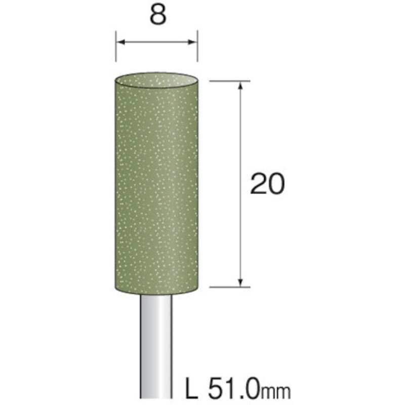 Abrasive Rubber Point for Polishing  DB3522  Minimo