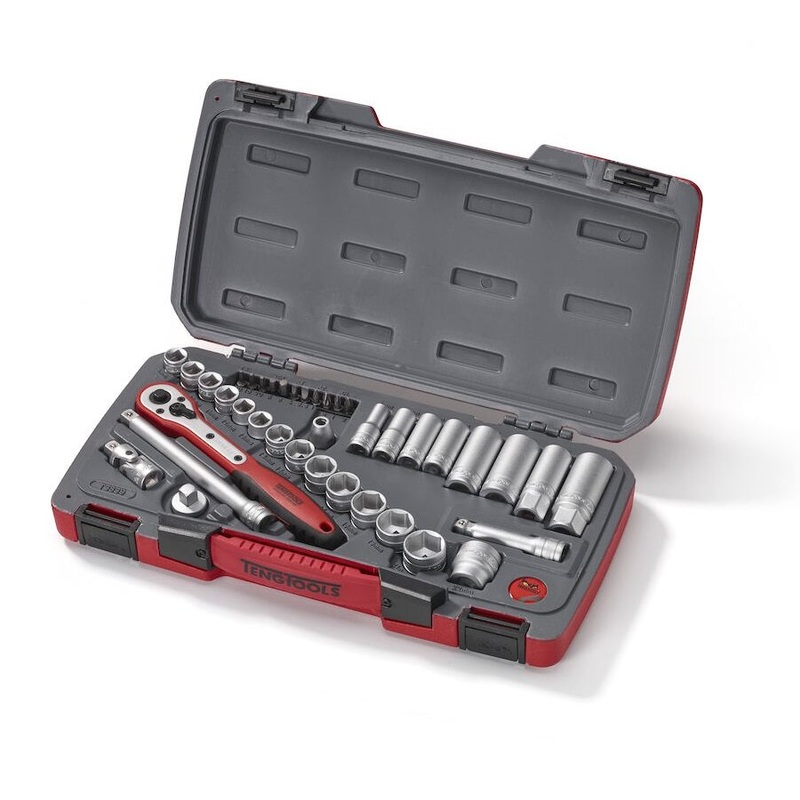 Teng Tools T3839 39 Piece 3/8 Drive Socket Set