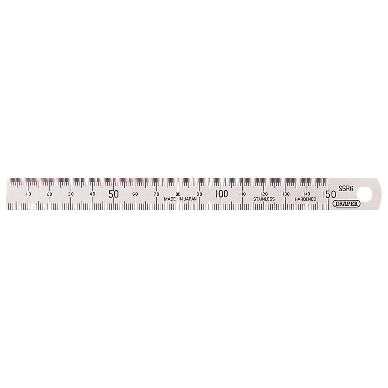 Draper 22670 Expert 150mm/ 6 Stainless Steel Rule