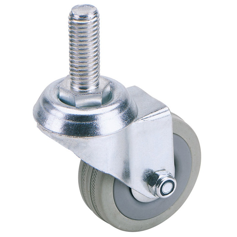 Draper 65475 75mm Dia. Swivel Bolt Fixing Rubber Castor – S.W.L 70Kg