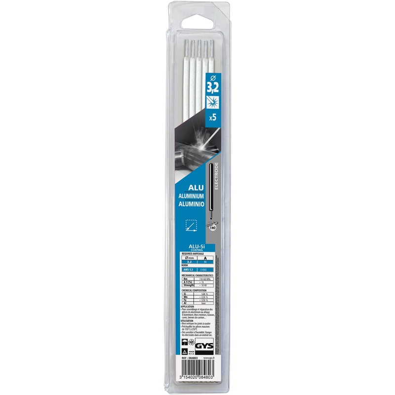 GYS 084803 5 Aluminium Electrodes – 3.2 (Blister)
