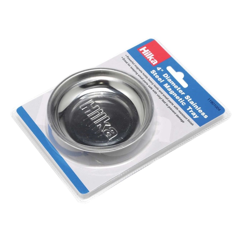 Hilka 4 Diameter Stainless Steel Magnetic Tray