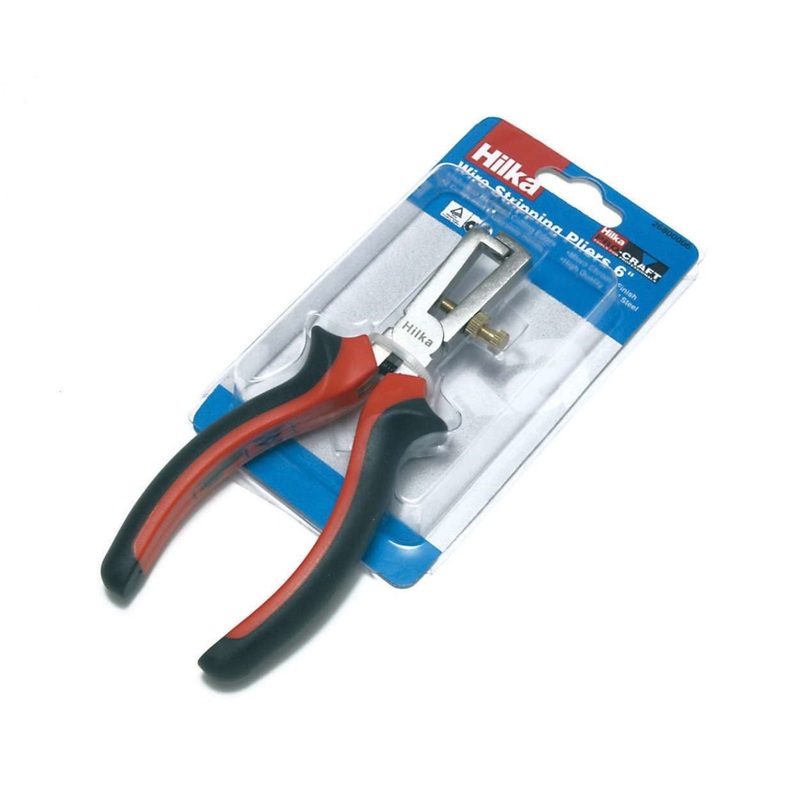 Hilka Plier Soft Grip Handles Pro Craft 6 (150mm) Wire Stripper