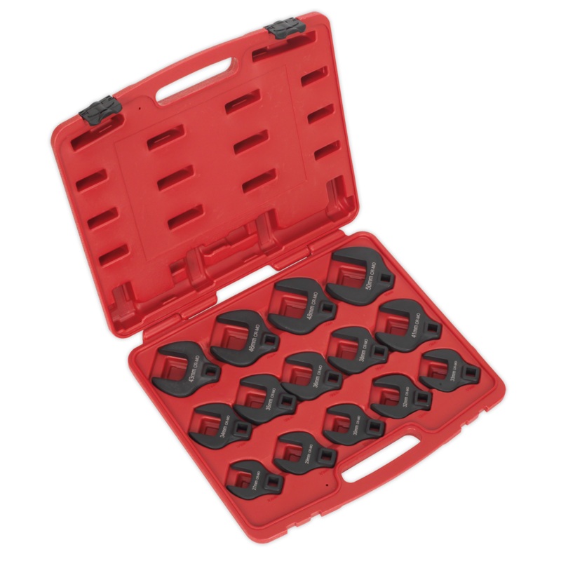Sealey AK59831 Crow’s Foot Spanner Set 14pc 1/2Sq Drive Metric