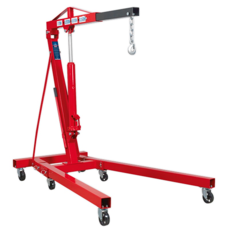 Sealey SC10 Folding Crane 1tonne ‘KD’ Type
