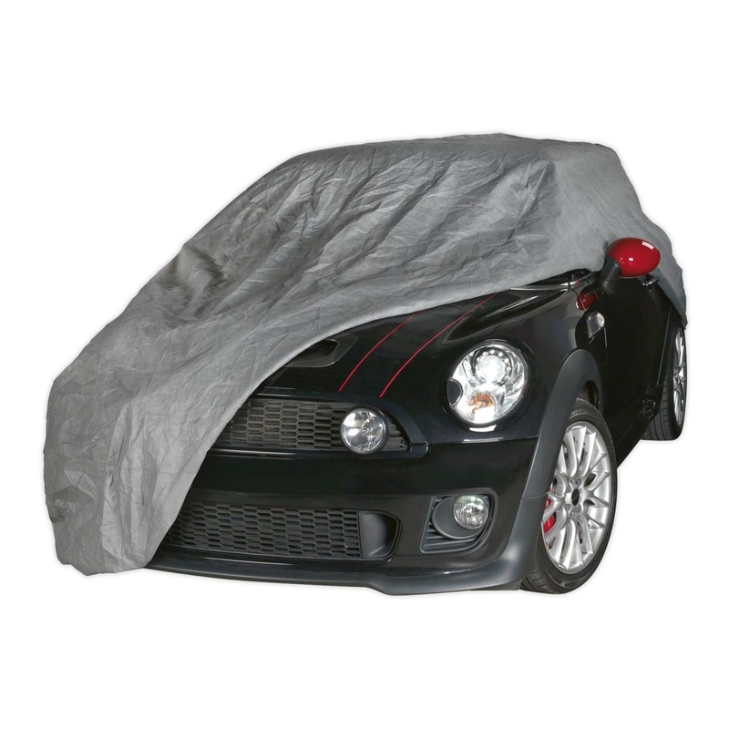Sealey SCCS All Seasons Car Cover 3-Layer – Small