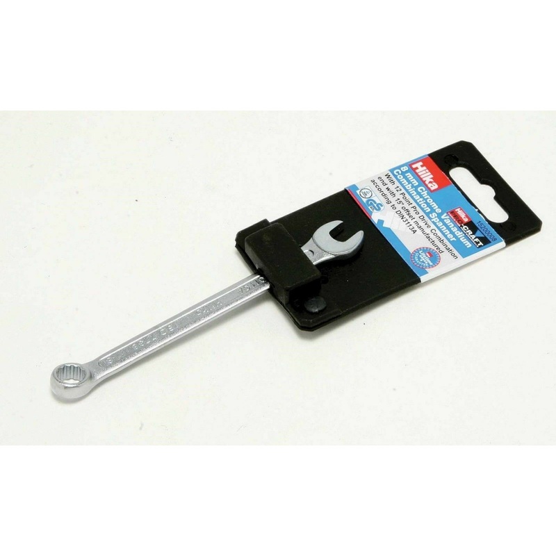 Hilka 8mm Chrome Vanadium Combination Spanner