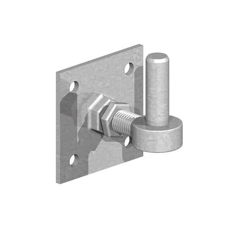 Birkdale 0425191 Field Gate Hooks on Plate 4×4 – Adjustable