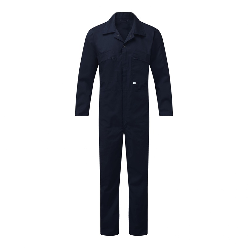 Castle Clothing Men’s 366 Zip Overall, Navy