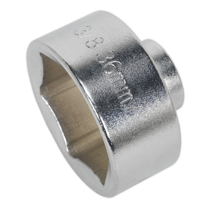 Sealey SX114 Low Profile Oil Filter Socket 36mm 3/8 Square Drive
