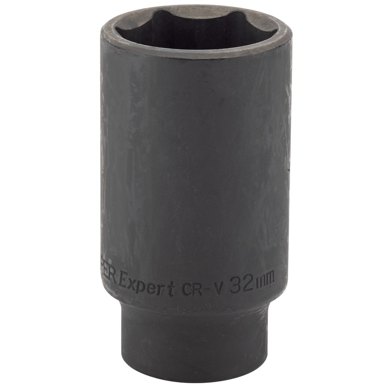 Draper 35519 Expert 32mm 1/2 Square Drive Deep Impact Socket