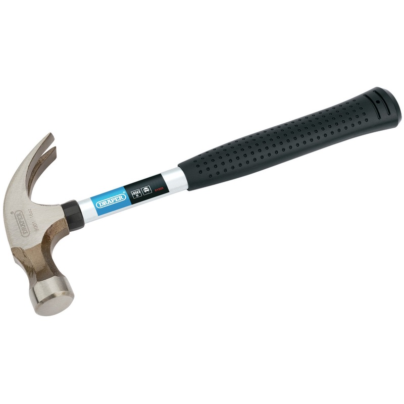 Draper 51223 450G (16oz) Tubular Shaft Claw Hammer