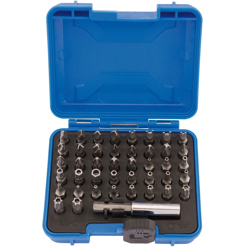 Draper 82397 Security Screwdriver Bit Set (43 Piece)