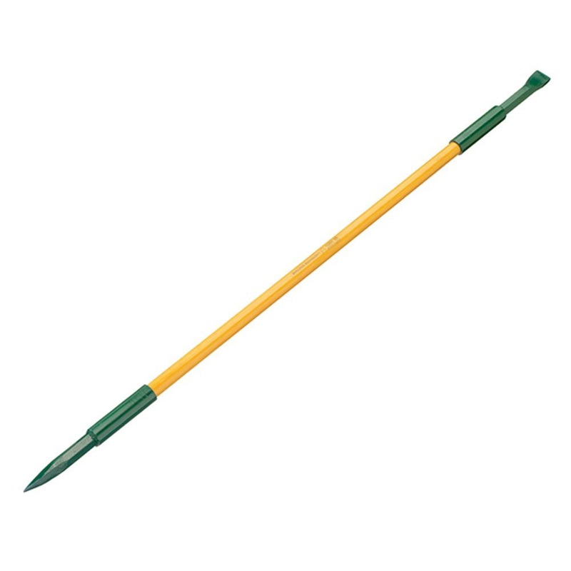 Bulldog INSCHISELPOINT Insulated Double-Ended Crowbar, Chisel & Pointed End, 60