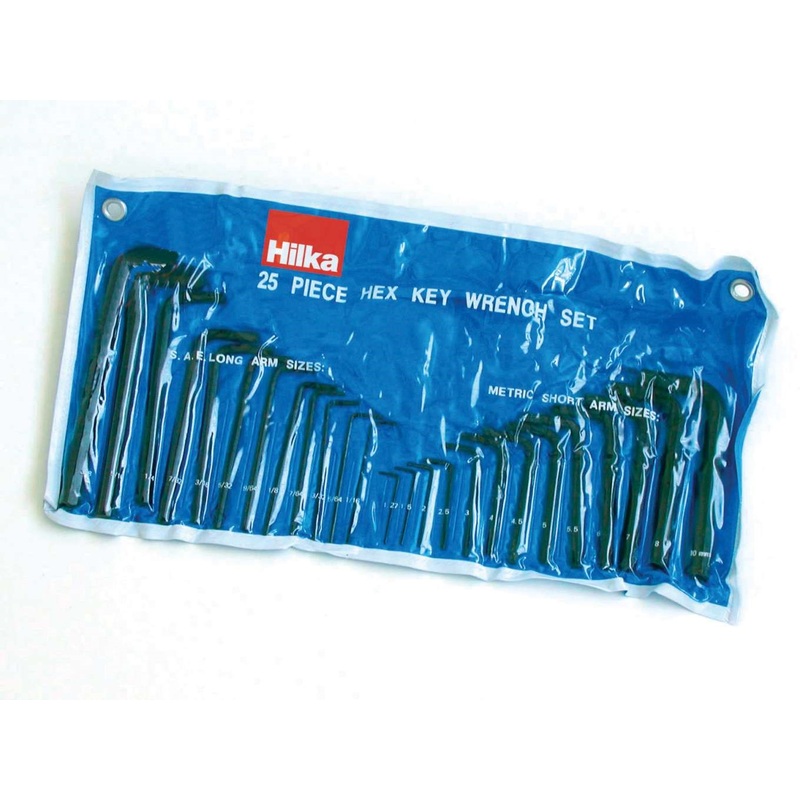 Hilka 25 Piece Hex Key Set AF & Metric