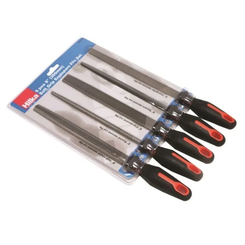 Hilka 5 Piece 8 (200mm) Engineers File Set Pro Craft